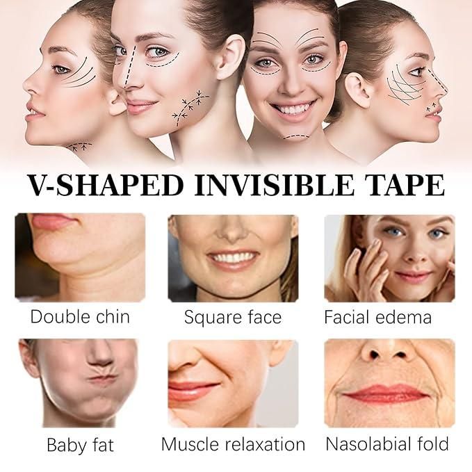 40 Patches V-Shaped Invisible Tapes