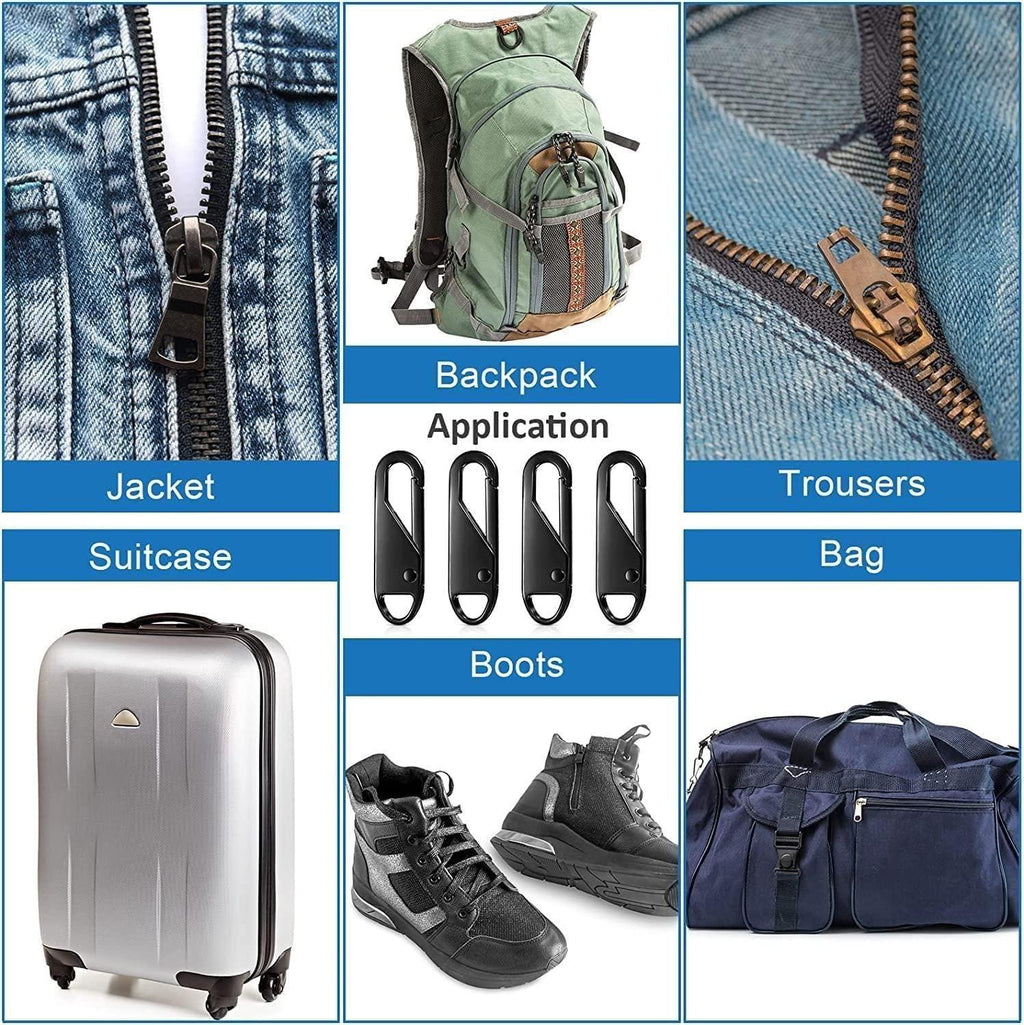 Zipper Pull Replacements, Detachable Zipper Pull (Pack of 10)