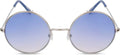 UV Protection Round Sunglasses (55 Blue)