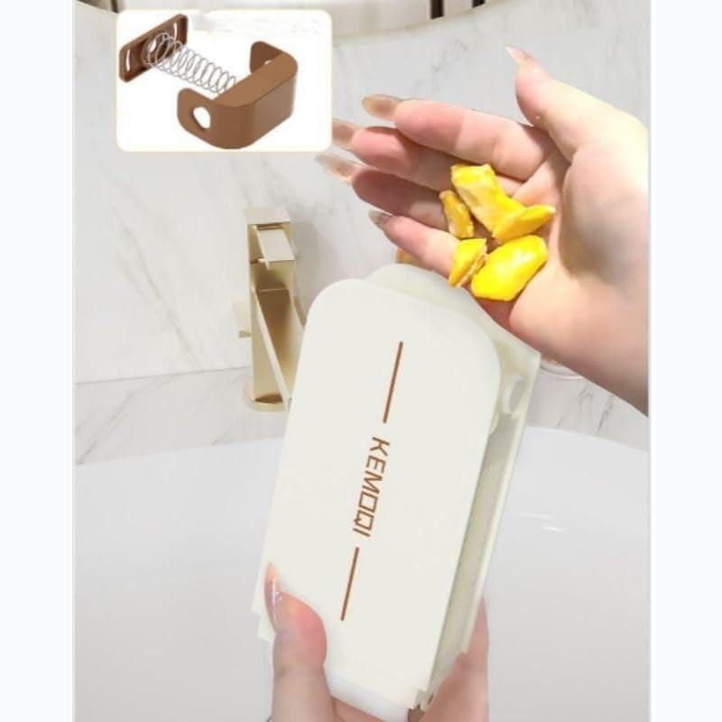 Portable Scrubbing Soap Dispenser Roller Box (Assorted Color)