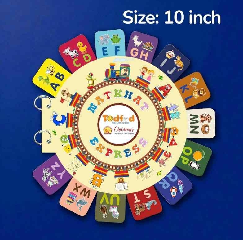TodFod Natkhat Express Alphabet Learning Book for Kids